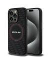 Etui AMG AMHMP15X23SMRK Apple iPhone 15 Pro Max kemény tok Szilikon Szén Mintázat MagSafe fekete/black