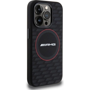 Wholesale AMG AMHMP15X23SMRK Apple iPhone 15 Pro Max hardcase Silicone Carbon Pattern MagSafe black - MRS93 - {ean13} - Hurt