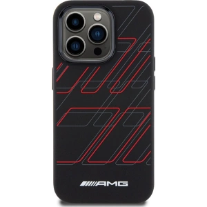 Wholesale AMG AMHMP15X23SSPK Apple iPhone 15 Pro Max hardcase Silicone Large Rhombuses Pattern MagSafe black - MRS94 - {ean13} - Hurt