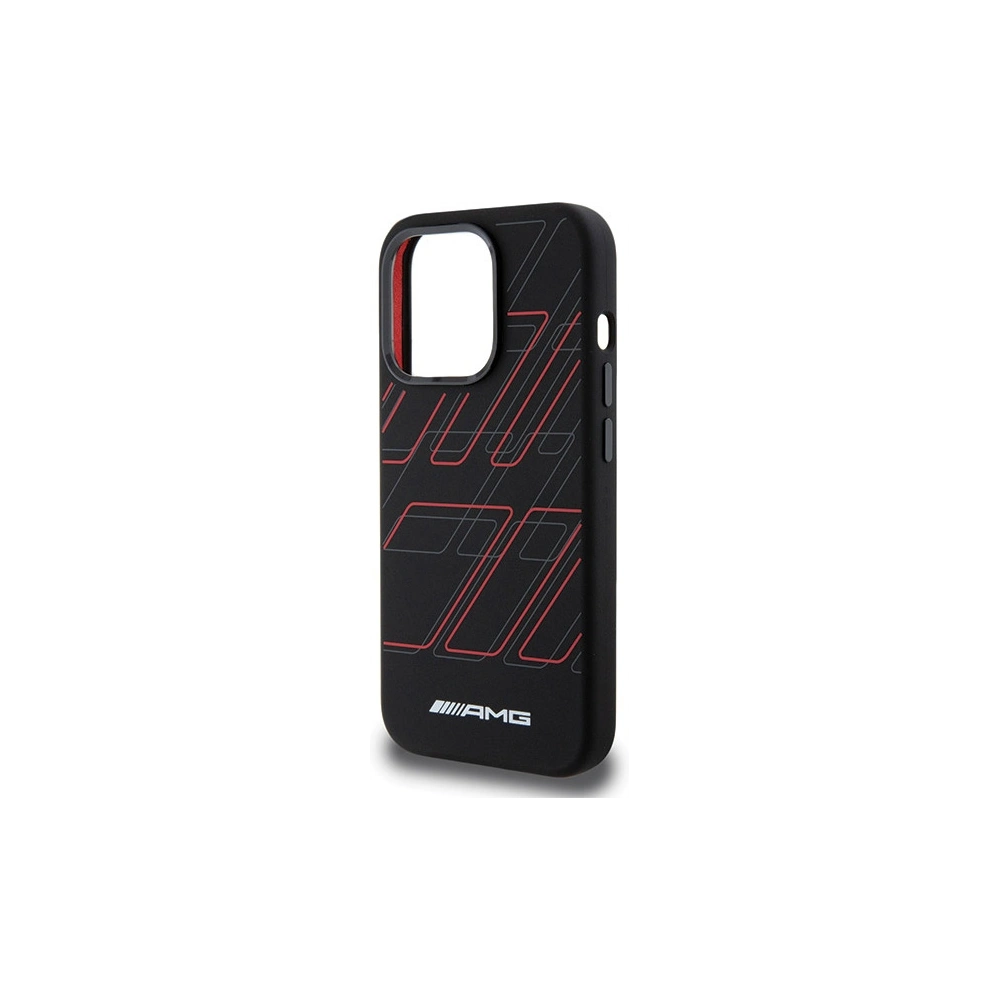 Hurtownia GSM - Etui AMG AMHMP15X23SSPK Apple iPhone 15 Pro Max kemény hátlap Szilikon Nagy Rombusz Minta MagSafe fekete/black - MRS94 - {ean13} - Hurt