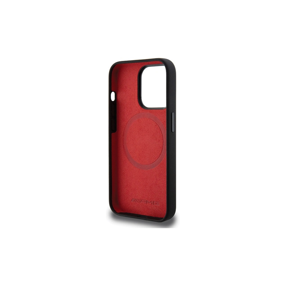 Hurtownia GSM - Case AMG AMHMP15X23SSPK Apple iPhone 15 Pro Max Hartschalen-Silikon Großes Rauten-Muster MagSafe schwarz/black - MRS94 - {ean13} - Hurt