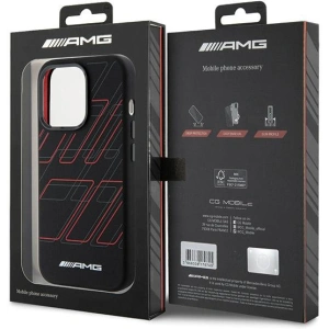 Wholesale AMG AMHMP15X23SSPK Apple iPhone 15 Pro Max hardcase Silicone Large Rhombuses Pattern MagSafe black - MRS94 - {ean13} - Hurt