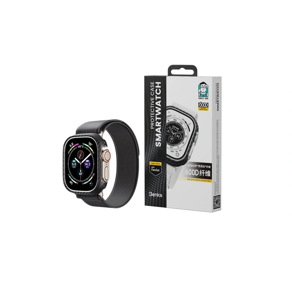 Wholesale Benks Watch Protective Case Kevlar 600D Apple Watch Ultra 49mm - BKS237 - {ean13} - Hurt