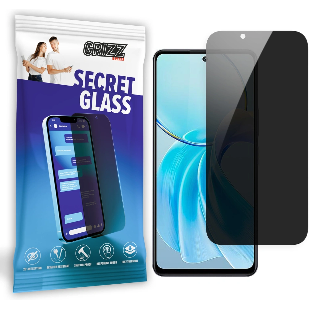 Matowe szkło prywatyzujące GrizzGlass SecretGlass do Vivo Y100i
