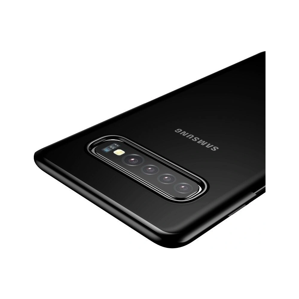 Hurtownia GSM - Etui transparent Baseus Shining Case pentru Samsung Galaxy S10 Plus (negru) - BSU551BLK - {ean13} - Hurt
