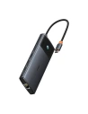 Hurtownia GSM - Adapter 10w1 Baseus Hub USB-C / 2xHDMI, 3xUSB-A, USB-C, RJ45, SD/TF, PD (schwarz) - BSU4794 - {ean13} - Hurt