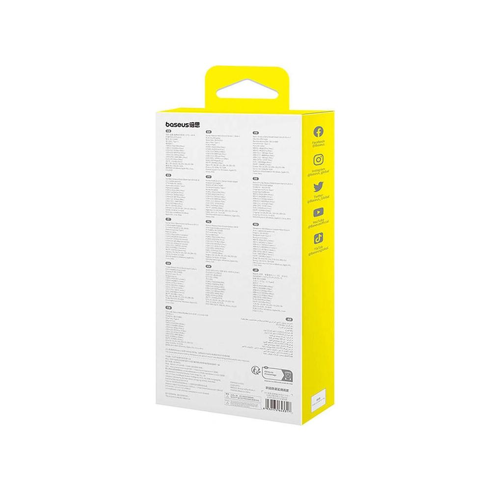 Hurtownia GSM - Adaptér 10w1 Baseus hub USB-C / 2xHDMI, 3xUSB-A, USB-C, RJ45, SD/TF, PD (černý) - BSU4794 - {ean13} - Hurt