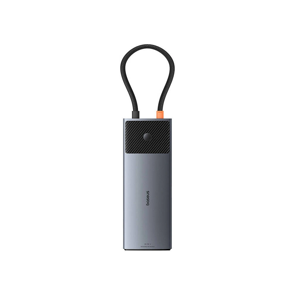 Wholesale Baseus hub 10-in-1 USB-C / 2xHDMI, 3xUSB-A, USB-C, RJ45, SD/TF, PD (grey) - BSU4795 - {ean13} - Hurt