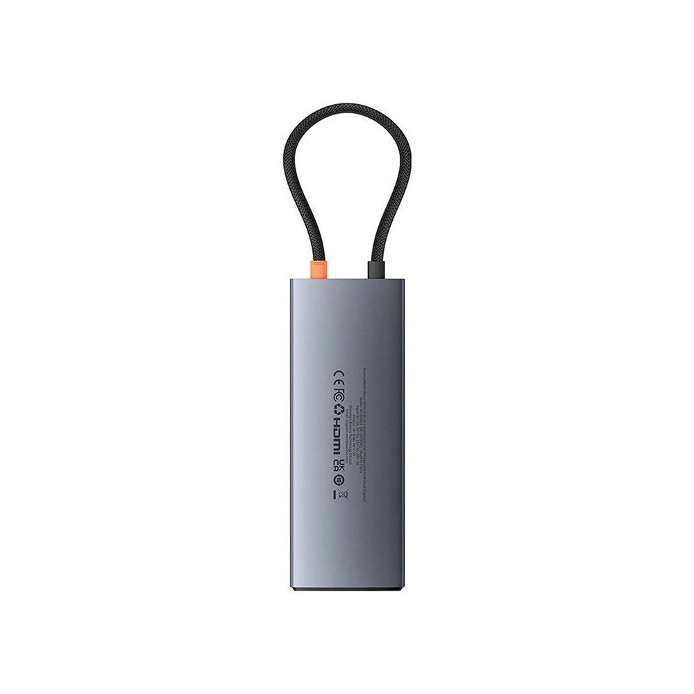Wholesale Baseus hub 10-in-1 USB-C / 2xHDMI, 3xUSB-A, USB-C, RJ45, SD/TF, PD (grey) - BSU4795 - {ean13} - Hurt