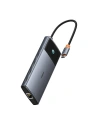Wholesale Baseus hub 10-in-1 USB-C / 2xHDMI, 3xUSB-A, USB-C, RJ45, SD/TF, PD (grey) - BSU4795 - {ean13} - Hurt