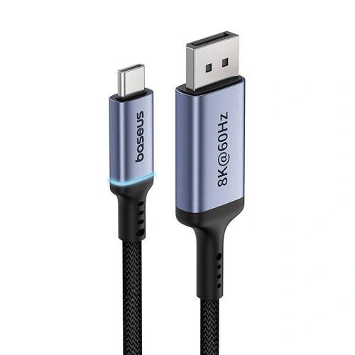 Adapter Baseus USB-C / DisplayPort 1,5m (czarny)