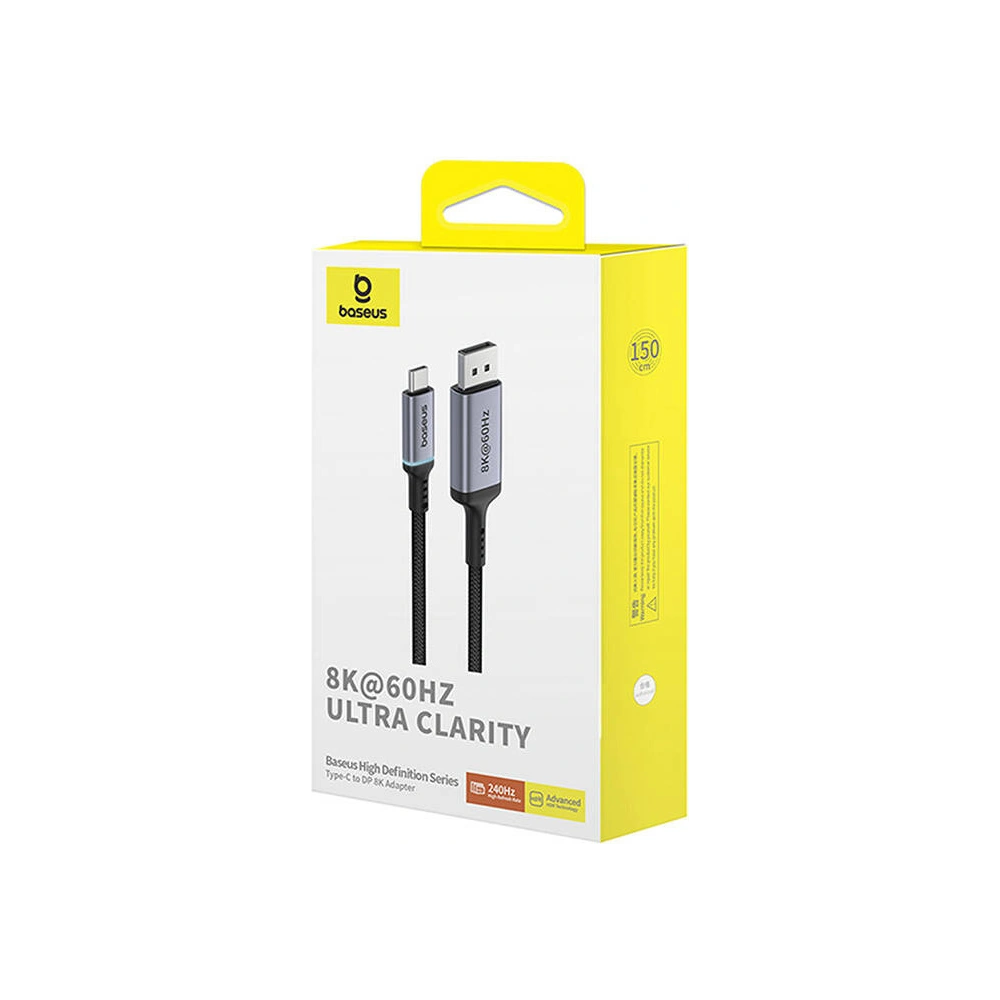 Hurtownia GSM - Adapter Baseus USB-C / DisplayPort 1,5m (fekete) - BSU4796 - {ean13} - Hurt