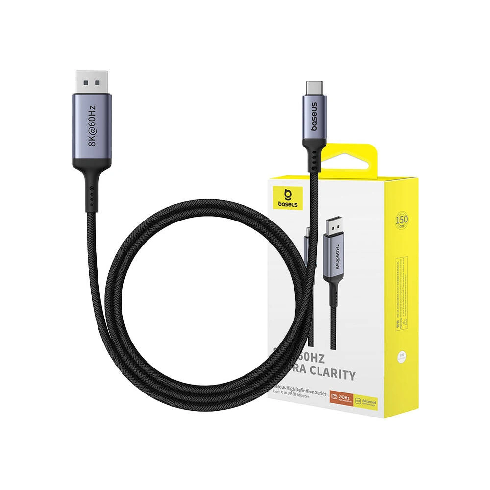 Hurtownia GSM - Adapter Baseus USB-C / DisplayPort 1,5m (fekete) - BSU4796 - {ean13} - Hurt