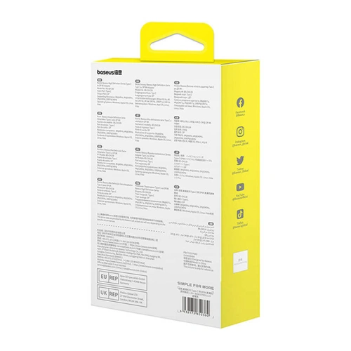 Adapter Baseus USB-C / DisplayPort 2m (czarny)