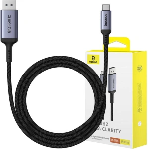 Hurtownia GSM - Adapter Baseus USB-C / DisplayPort 2m (negru) - BSU4797 - {ean13} - Hurt
