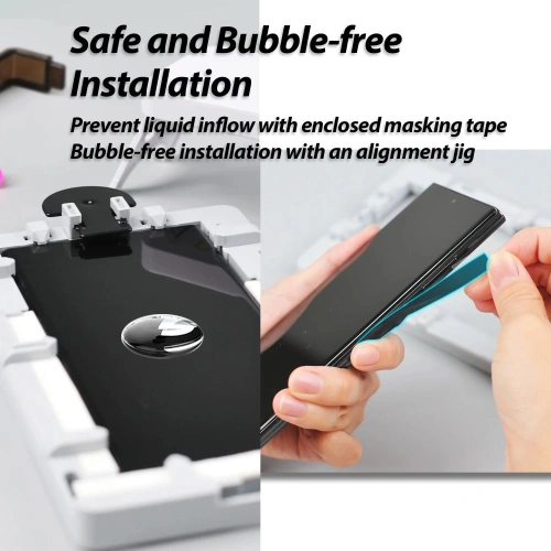 Szkło hartowane z klejem UV Whitestone Dome Glass Google Pixel 8 [2 PACK]