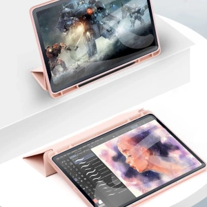 Hurtownia GSM - Etui Tech-Protect SmartCase Pen Samsung Galaxy Tab S9 FE 10.9 X510 / X516b Roz - THP2480 - {ean13} - Hurt