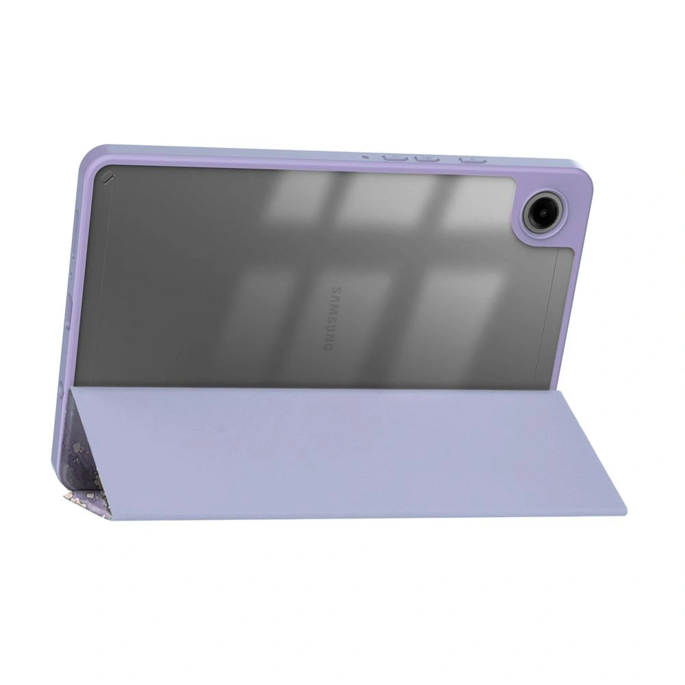 Hurtownia GSM - Etui Tech-Protect SmartCase Pen Hybrid Samsung Galaxy Tab A9 8.7 X110 / X115 Lila Márvány - THP2484 - {ean13} - Hurt