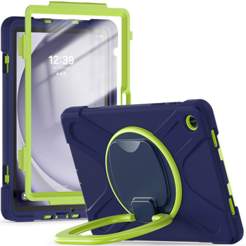 Tech-Protect Distributor - 9319456607956 - THP2486 - Tech-Protect X-Armor Samsung Galaxy Tab A9+ Plus 11.0 X210 / X215 / X216 Navy Lime - B2B homescreen