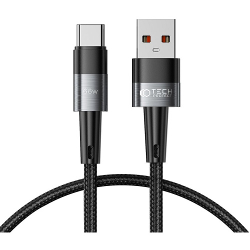 Tech-Protect Distributor - 9319456607499 - THP2496 - Tech-Protect Ultraboost USB-A / USB-C cable 66W, 6A, 50cm Grey - B2B homescreen