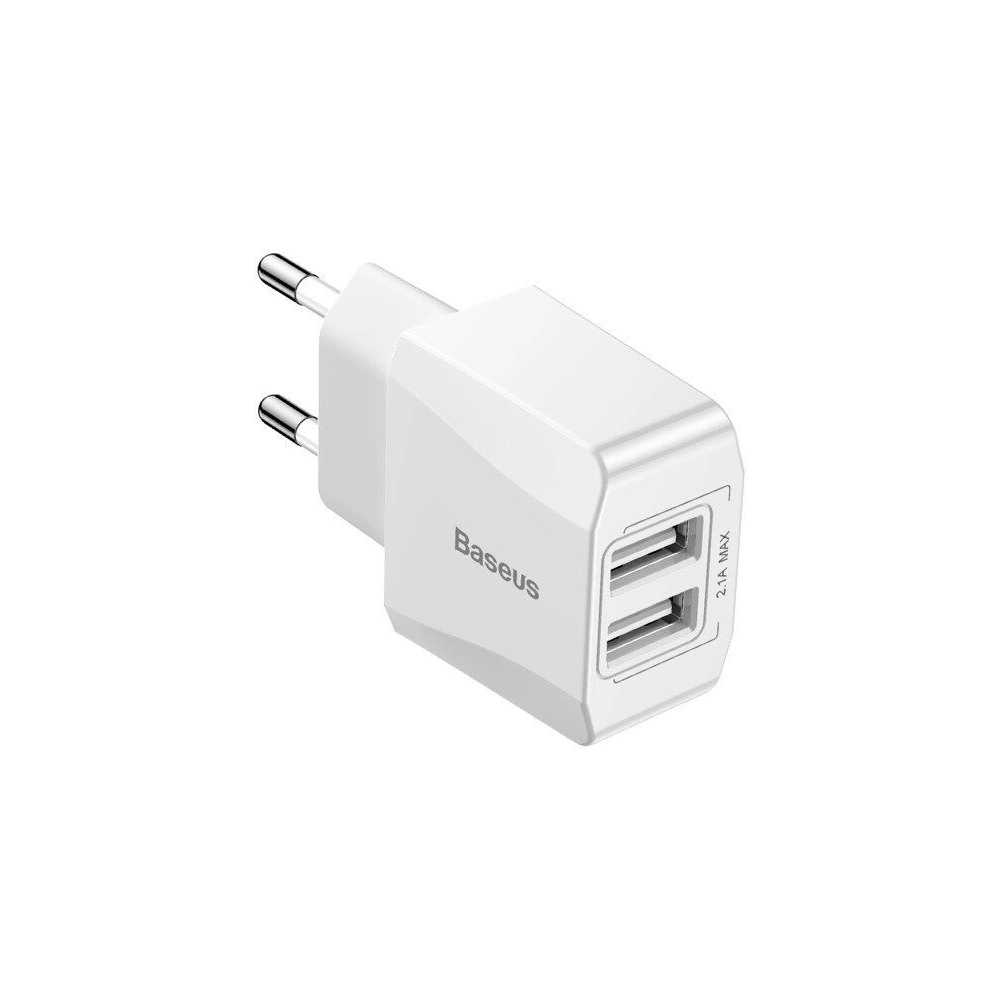 Hurtownia GSM - Mini Netzladegerät Baseus 2x USB - weiß - BSU553WHT - {ean13} - Hurt