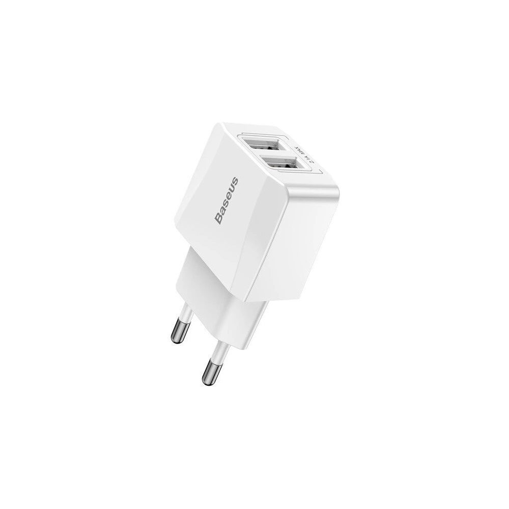 Hurtownia GSM - Mini Netzladegerät Baseus 2x USB - weiß - BSU553WHT - {ean13} - Hurt
