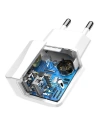 Wholesale Mini Wall Charger Baseus 2x USB White - BSU553WHT - {ean13} - Hurt