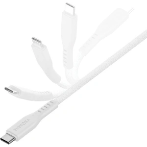Kabel ENERGEA Flow C94 USB-C / Lightning MFI, 60W, 3A, PD, Fast Charge, 1.5m weiß/white