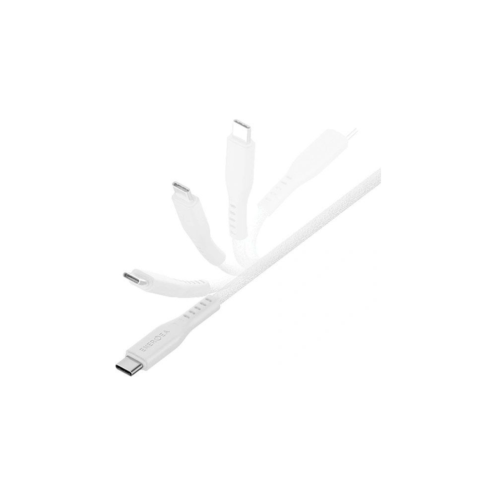 Hurtownia GSM - Kábel ENERGEA Flow C94 USB-C / Lightning MFI, 60W, 3A, PD, Gyors töltés, 1.5m fehér/white - ENG118 - {ean13} - Hurt