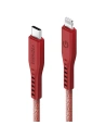 Hurtownia GSM - Kábel ENERGEA Flow C94 USB-C / Lightning MFI, 60W, 3A, PD, Gyors töltés, 1.5m piros/red - ENG120 - {ean13} - Hurt