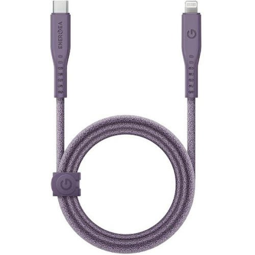 Energea Distributor - 8885020100365 - ENG121 - ENERGEA Flow C94 cable USB-C / Lightning MFI, 60W, 3A, PD, Fast Charge, 1.5m purple - B2B homescreen