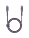 Kabel ENERGEA Flow C94 USB-C / Lightning MFI, 60W, 3A, PD, Fast Charge, 1.5m fioletowy/purple