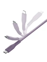 Hurtownia GSM - Kabel ENERGEA Flow C94 USB-C / Lightning MFI, 60W, 3A, PD, Fast Charge, 1.5m fioletowy/purple - ENG121 - {ean13} - Hurt