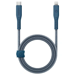 Kabel ENERGEA Flow C94 USB-C / Lightning MFI, 60W, 3A, PD, Fast Charge, 1.5m blau/blue