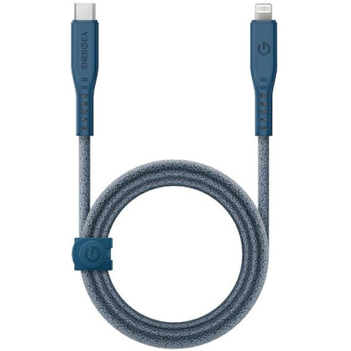 Energea Distributor - 8885020100358 - ENG122 - ENERGEA Flow C94 cable USB-C / Lightning MFI, 60W, 3A, PD, Fast Charge, 1.5m blue - B2B homescreen
