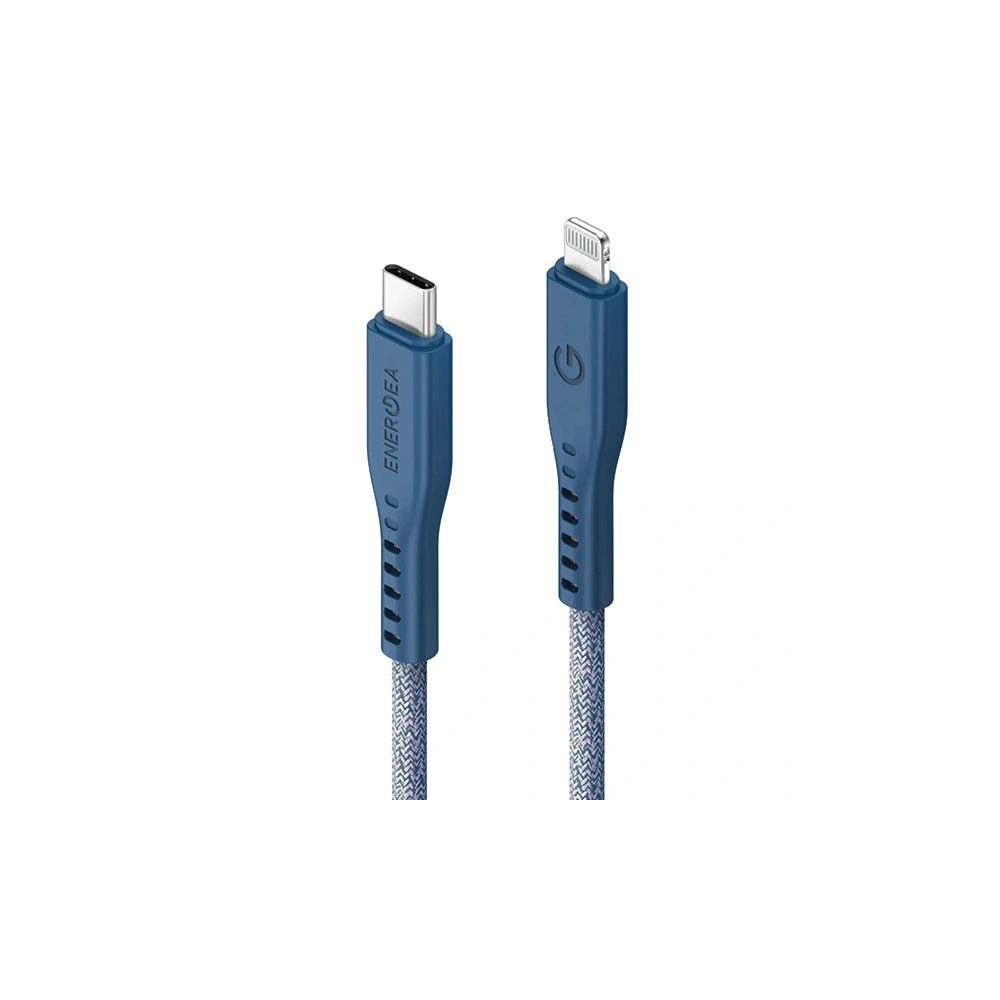 Hurtownia GSM - Kabel ENERGEA Flow C94 USB-C / Lightning MFI, 60W, 3A, PD, Fast Charge, 1.5m modrý/blue - ENG122 - {ean13} - Hurt