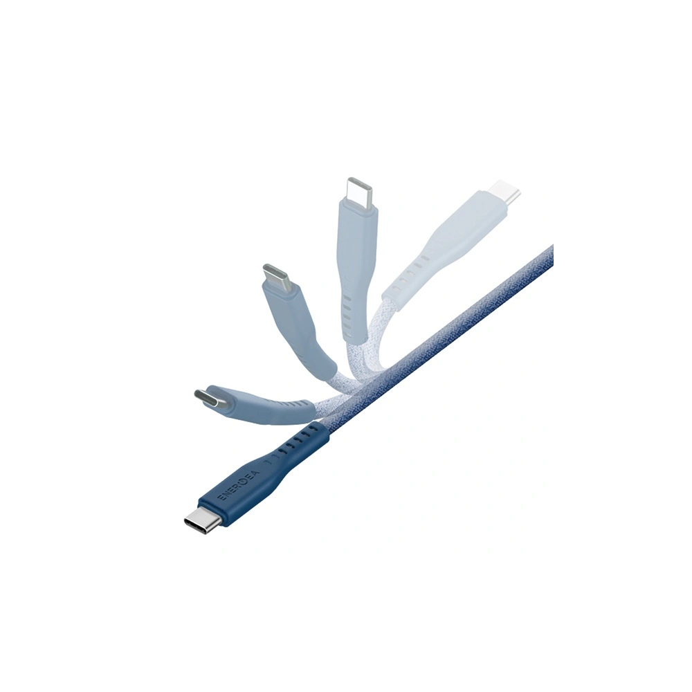 Hurtownia GSM - Kabel ENERGEA Flow C94 USB-C / Lightning MFI, 60W, 3A, PD, Fast Charge, 1.5m modrý/blue - ENG122 - {ean13} - Hurt