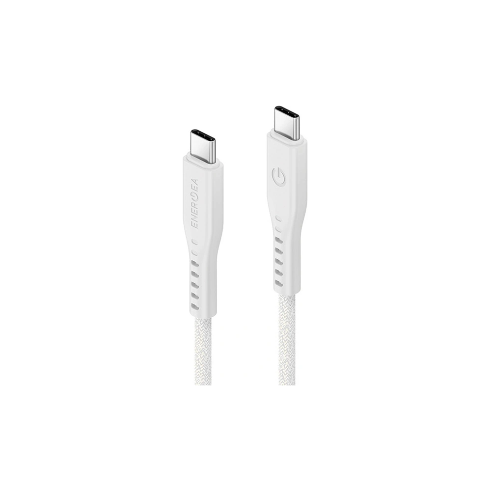 Hurtownia GSM - Kabel ENERGEA Flow USB-C / USB-C 240W, 5A, PD, Fast Charge, 1.5m weiß/white - ENG125 - {ean13} - Hurt