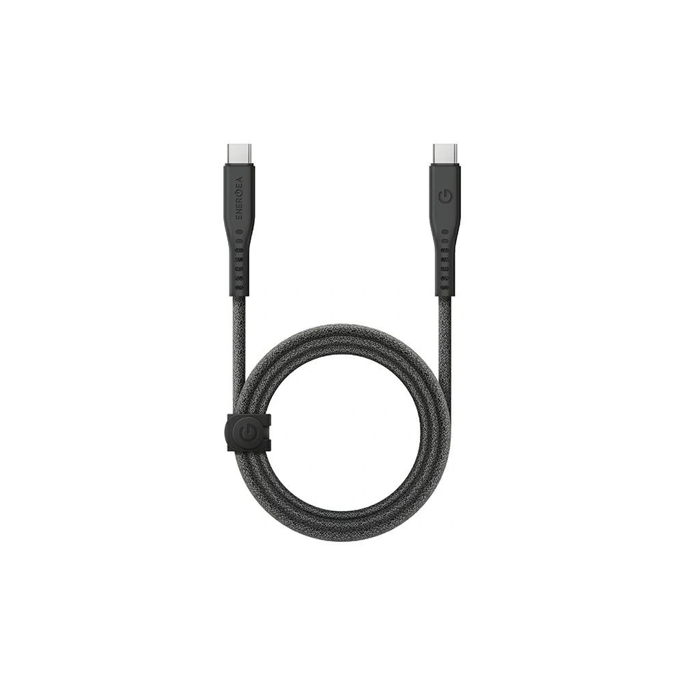 Hurtownia GSM - Kabel ENERGEA Flow USB-C / USB-C 240W, 5A, PD, Fast Charge, 1.5m schwarz/black - ENG126 - {ean13} - Hurt