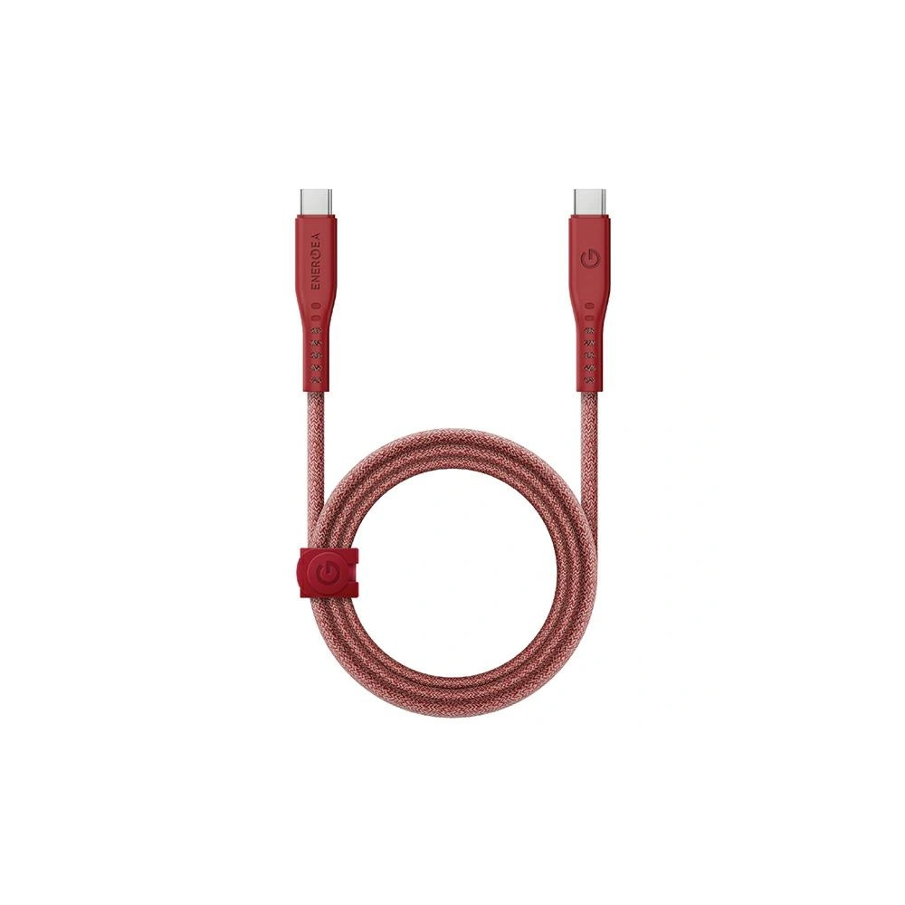 Hurtownia GSM - Kabel ENERGEA Flow USB-C / USB-C 240W, 5A, PD, Fast Charge, 1.5m rot/red - ENG127 - {ean13} - Hurt