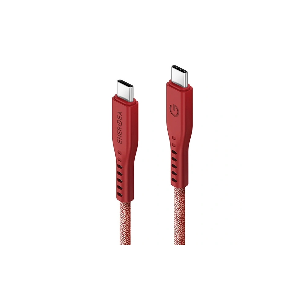 Hurtownia GSM - Kabel ENERGEA Flow USB-C / USB-C 240W, 5A, PD, Fast Charge, 1.5m rot/red - ENG127 - {ean13} - Hurt