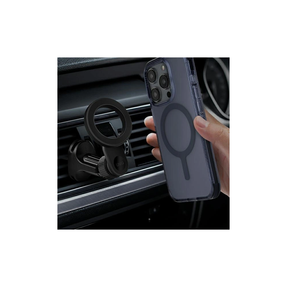 Hurtownia GSM - Magnetický automobilový držák na mřížku ventilace UNIQ Trelix Air Vent Mount černý/černá půlnoc. - UNIQ1078 - {ean13} - Hurt