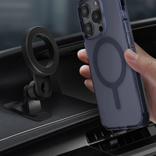 Uchwyt samochodowy magnetyczny na kokpit UNIQ Trelix Car Dash Mount czarny/midnight black