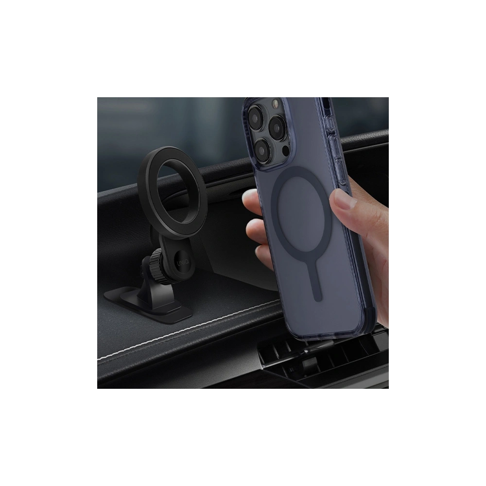 Hurtownia GSM - Magnetický držák do auta na palubní desku UNIQ Trelix Car Dash Mount černý/midnight black - UNIQ1079 - {ean13} - Hurt