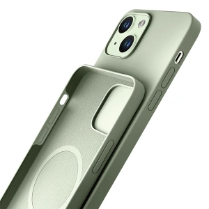 Etui 3MK Hardy Case Apple iPhone 15 zöld/green MagSafe