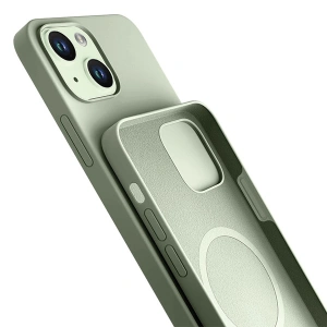 Etui 3MK Hardy Case Apple iPhone 15 zöld/green MagSafe