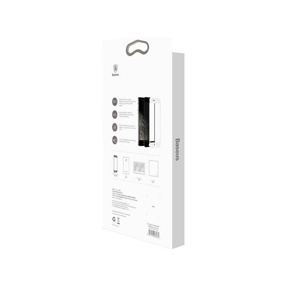 Hurtownia GSM - Szkło hartowane 3D Baseus 0.23mm na ekran iPhone 7 Plus / 8 Plus (czarne) - BSU556BLK - {ean13} - Hurt
