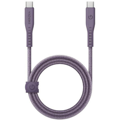 Energea Distributor - 8885020100426 - ENG128 - ENERGEA Flow cable USB-C / USB-C 240W, 5A, PD, Fast Charge, 1.5m purple - B2B homescreen