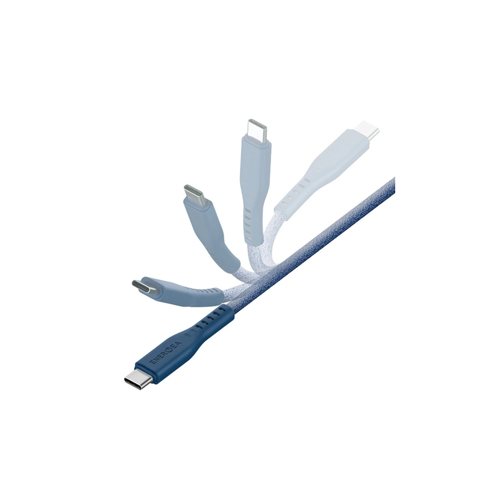 Hurtownia GSM - Kabel ENERGEA Flow USB-C / USB-C 240W, 5A, PD, Fast Charge, 1.5m blau/blue - ENG129 - {ean13} - Hurt