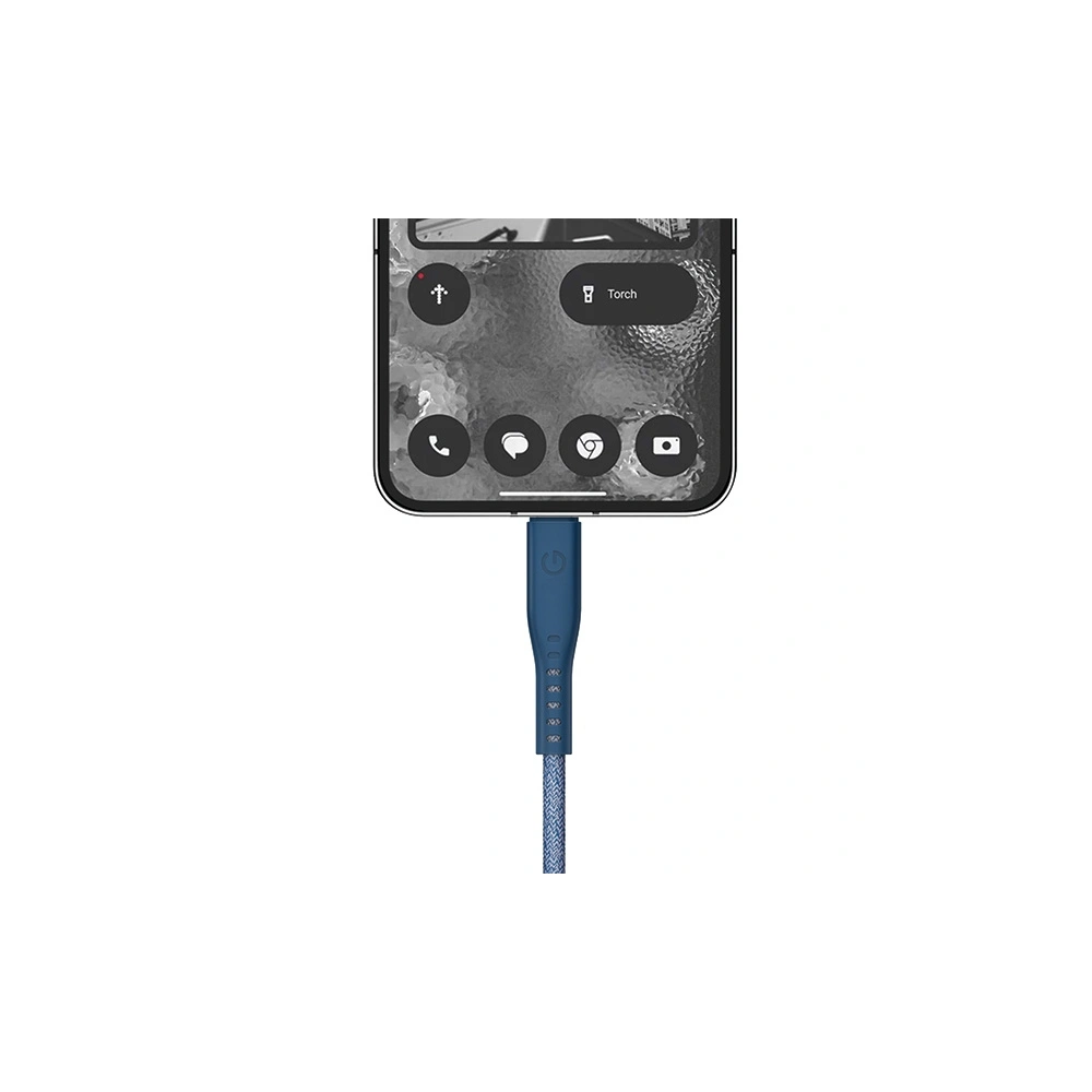 Hurtownia GSM - Kabel ENERGEA Flow USB-C / USB-C 240W, 5A, PD, Fast Charge, 1.5m blau/blue - ENG129 - {ean13} - Hurt